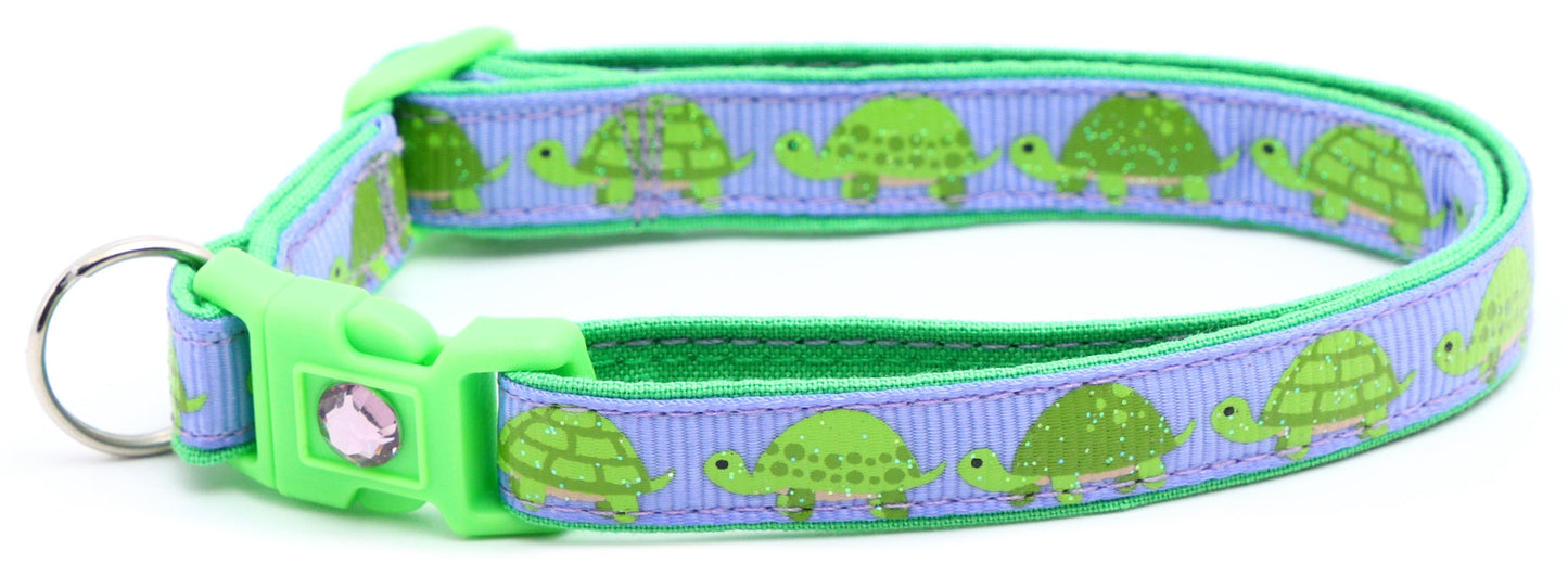 Turtle Breakaway Cat Collar-16