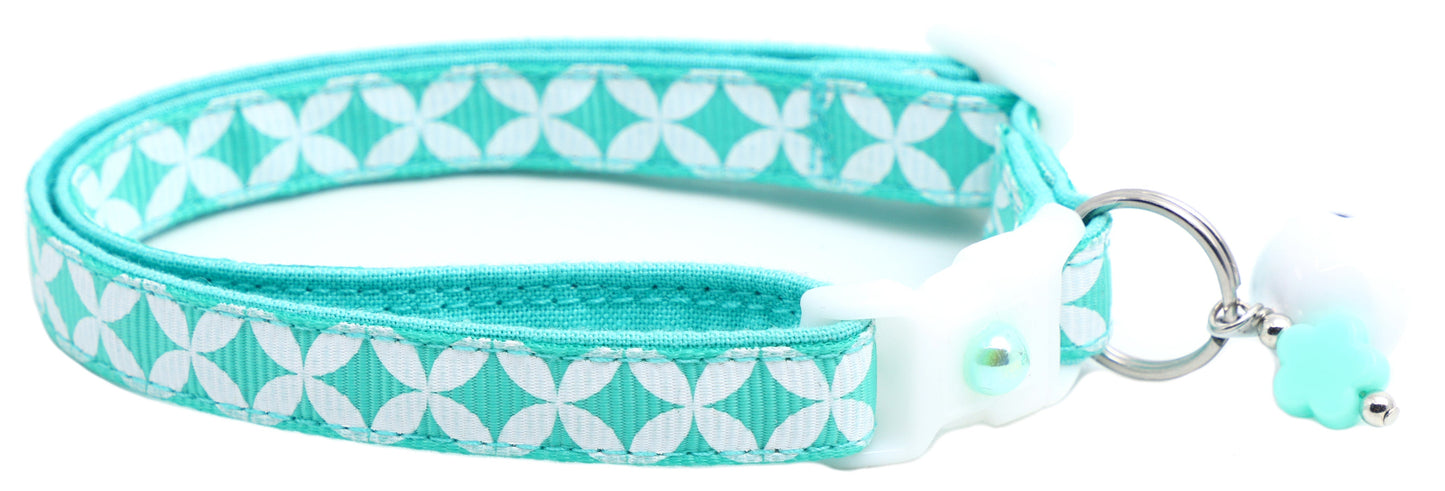 Aquamarine Modern Design Cat Collar-4