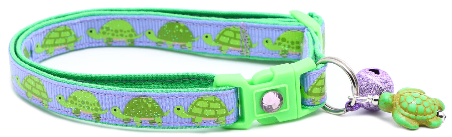 Turtle Breakaway Cat Collar-12