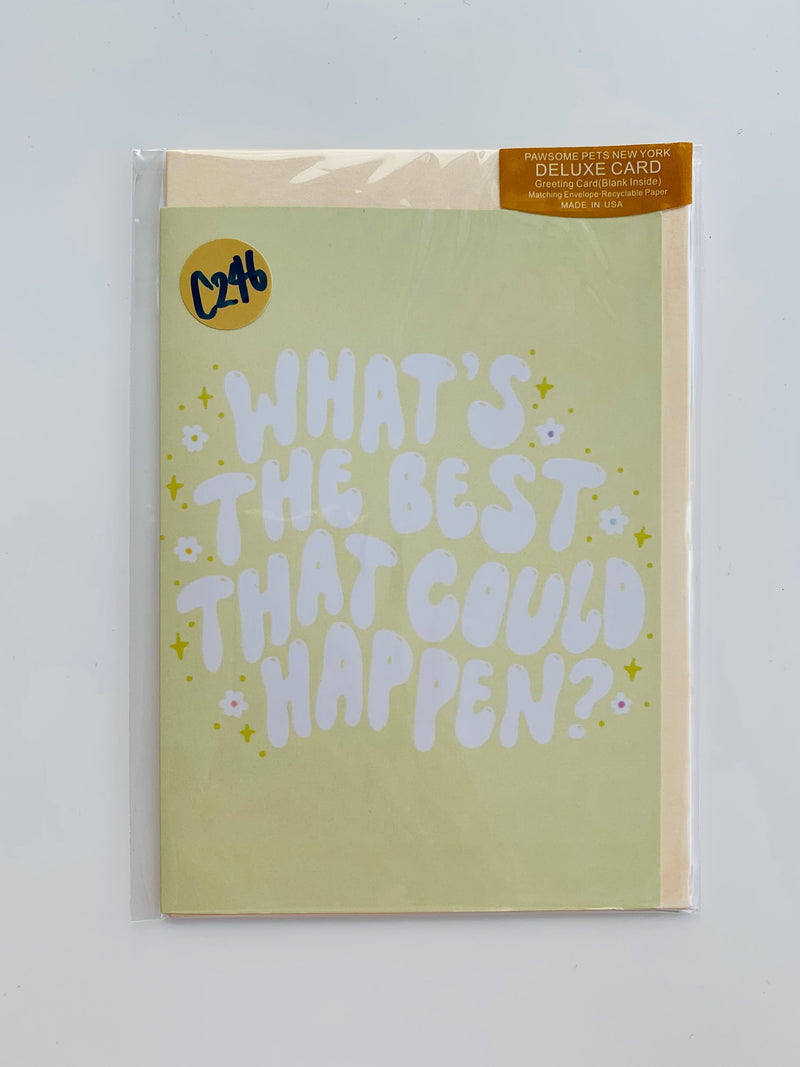 PETS GREETING CARD - #196-0