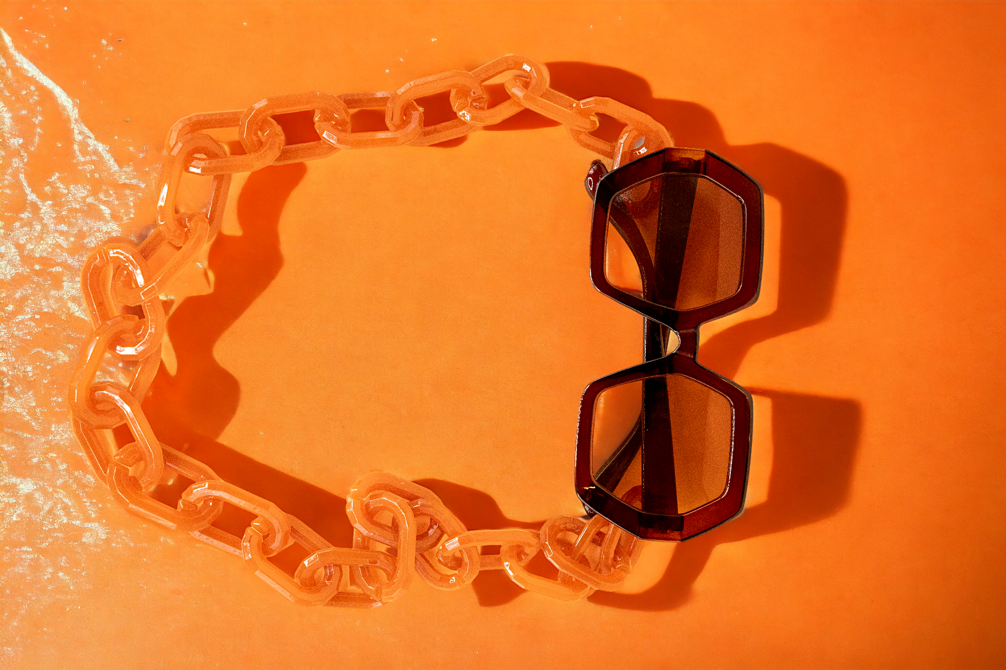 GlamorGon Oversized Shades Brown-0