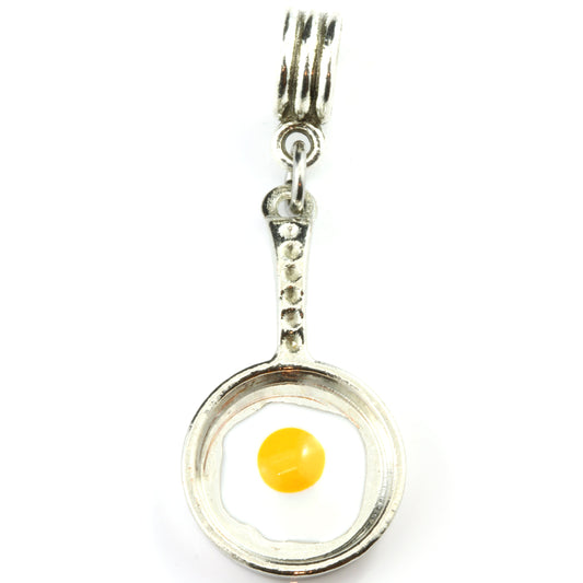 Frying Pan with Egg Charm-0