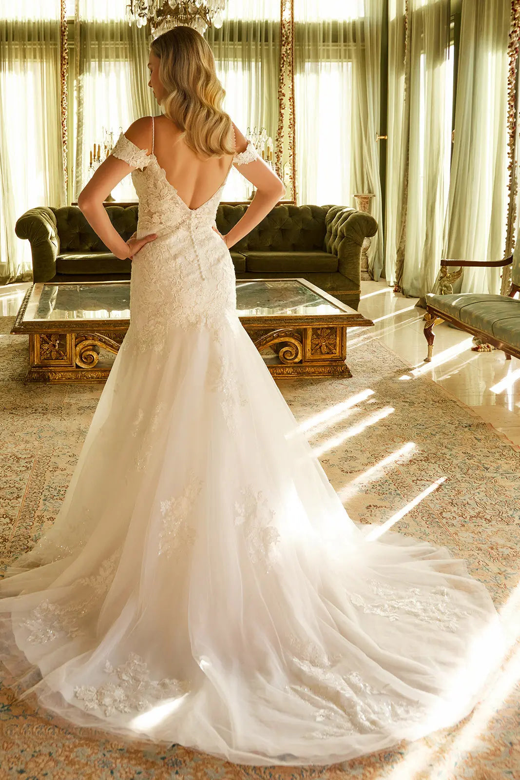 Feel Gorgeous in this Mermaid Silhouette Wedding Dress-1