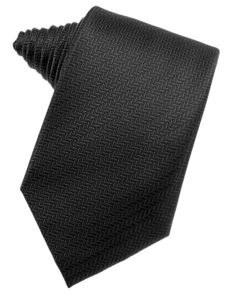 Herringbone Necktie Self Tie-4
