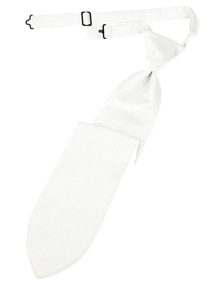 Herringbone Necktie Pre-Tied-16