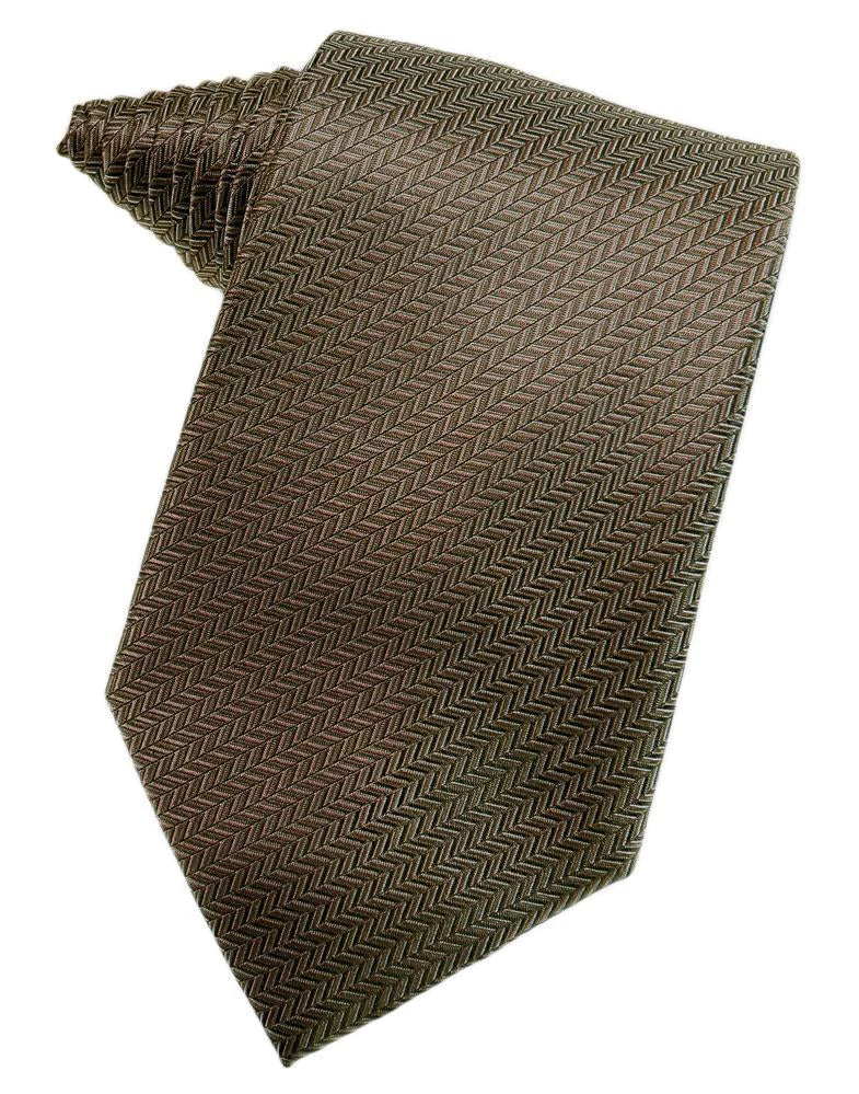 Herringbone Necktie Self Tie-17