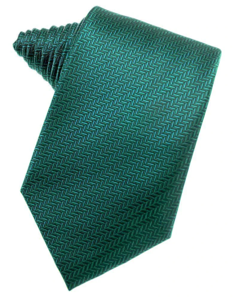 Herringbone Necktie Self Tie-26