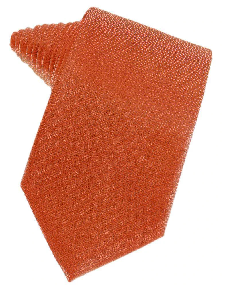 Herringbone Necktie Self Tie-37