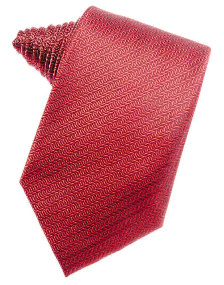 Herringbone Necktie Self Tie-54