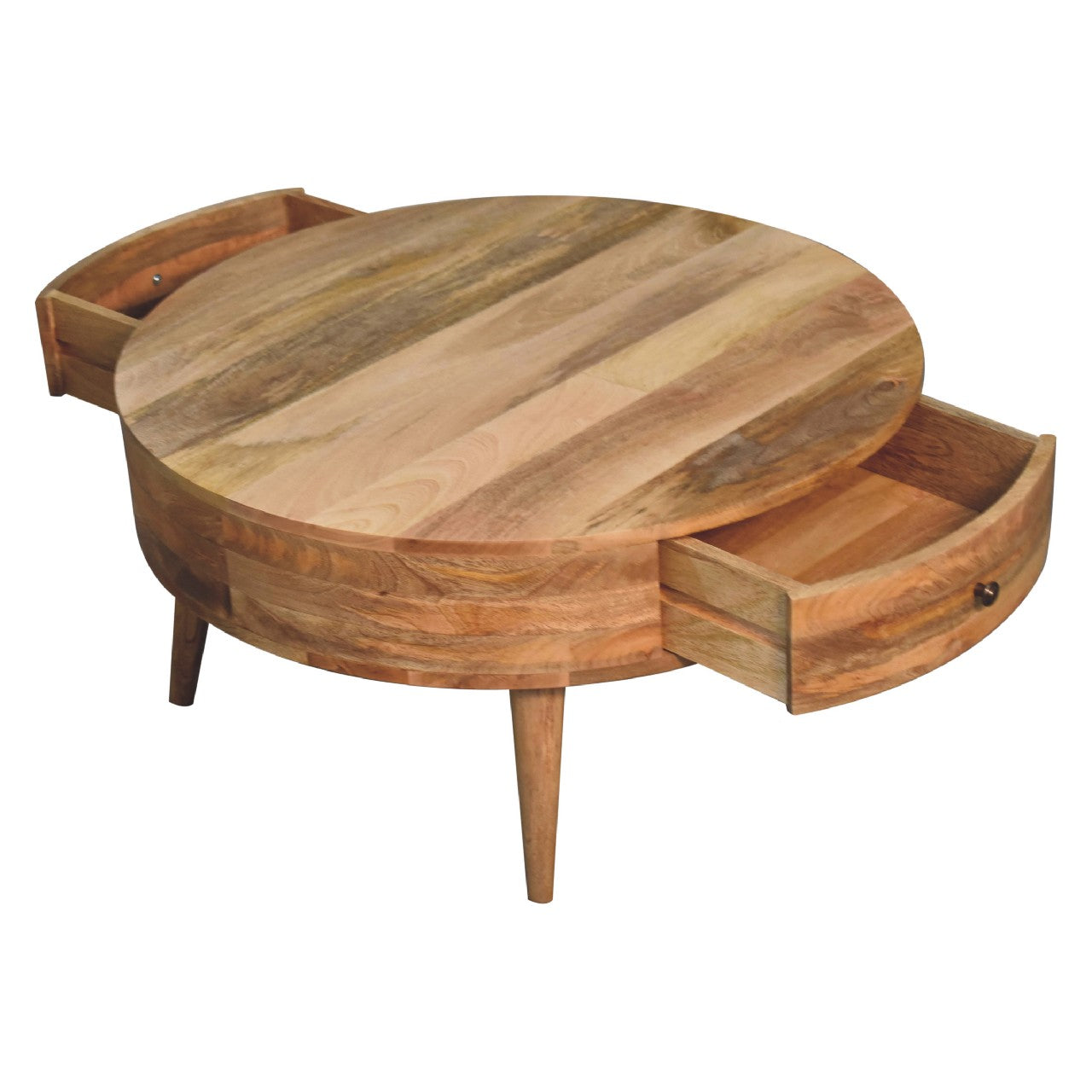 Odyssey Oak-ish Coffee Table-8