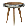 Small Patterned Nordic Style End Table for resale