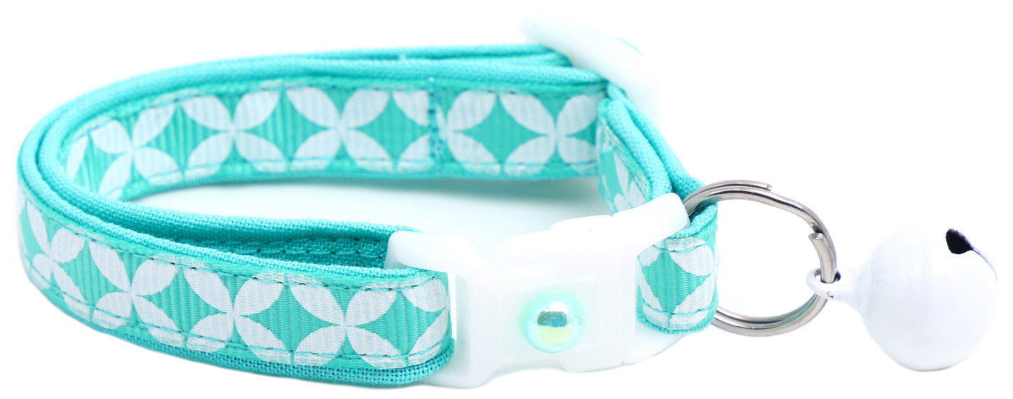 Aquamarine Modern Design Cat Collar-5