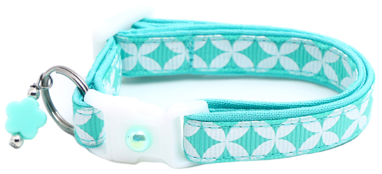 Aquamarine Modern Design Cat Collar-6