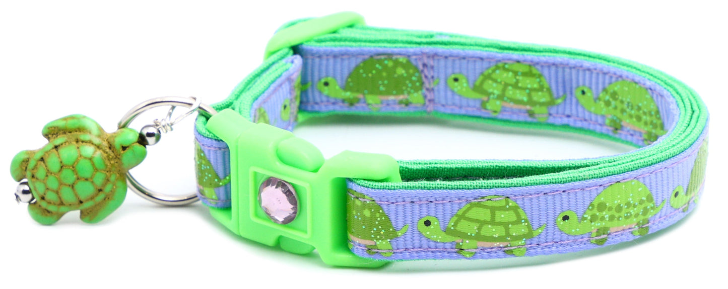 Turtle Breakaway Cat Collar-7