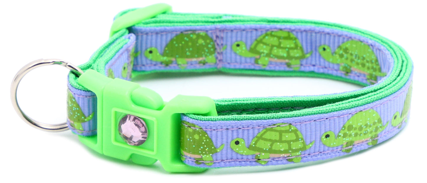 Turtle Breakaway Cat Collar-14