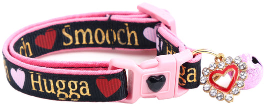 Hugga Smooch Breakaway Cat Collar-0