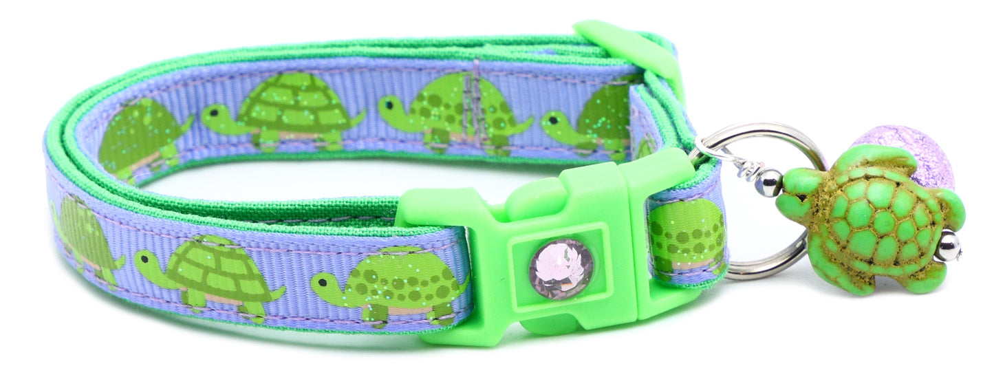 Turtle Breakaway Cat Collar-10