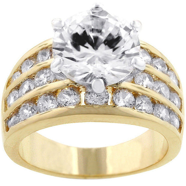 Classic Gold Engagement Ring-0