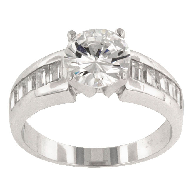 Antoinette Silver Engagement Ring-1