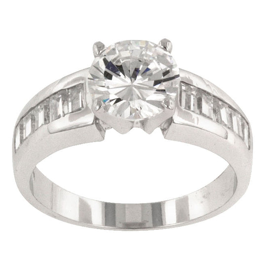Antoinette Silver Engagement Ring-1