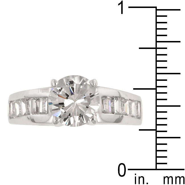 Antoinette Silver Engagement Ring-2
