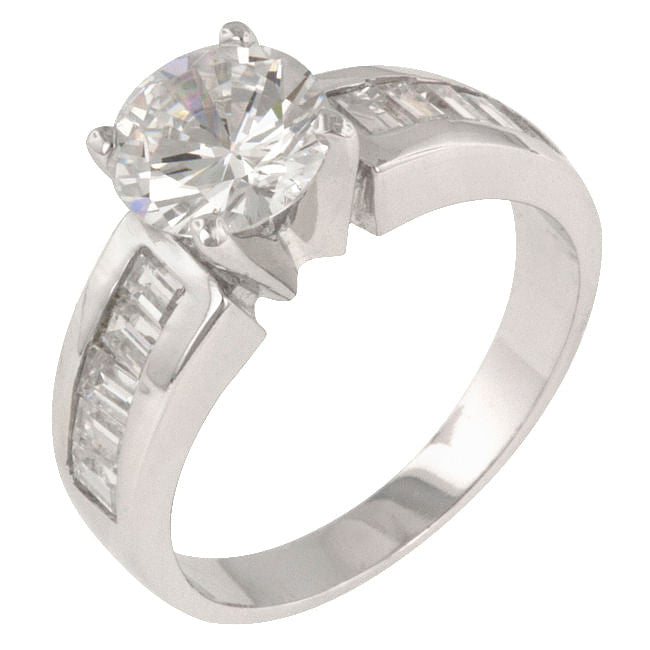 Antoinette Silver Engagement Ring-0