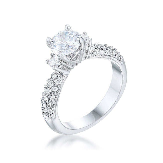 Classic Pave Bridal Ring-3