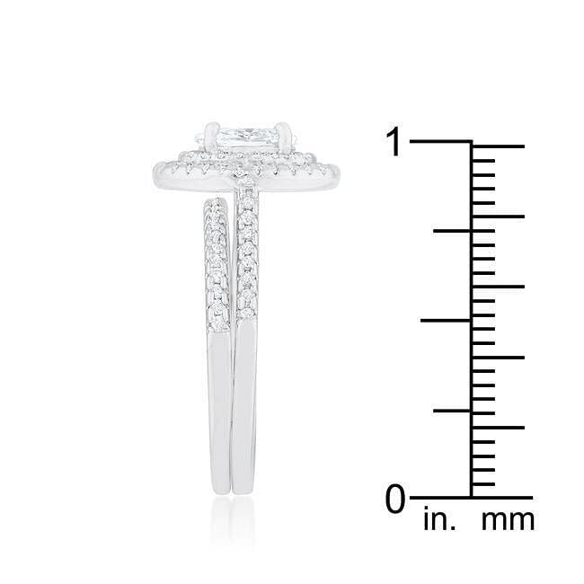 Oval Wedding Ring Set-3