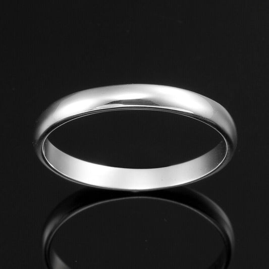 Solid 925 Sterling Silver Men's Band Ring-0