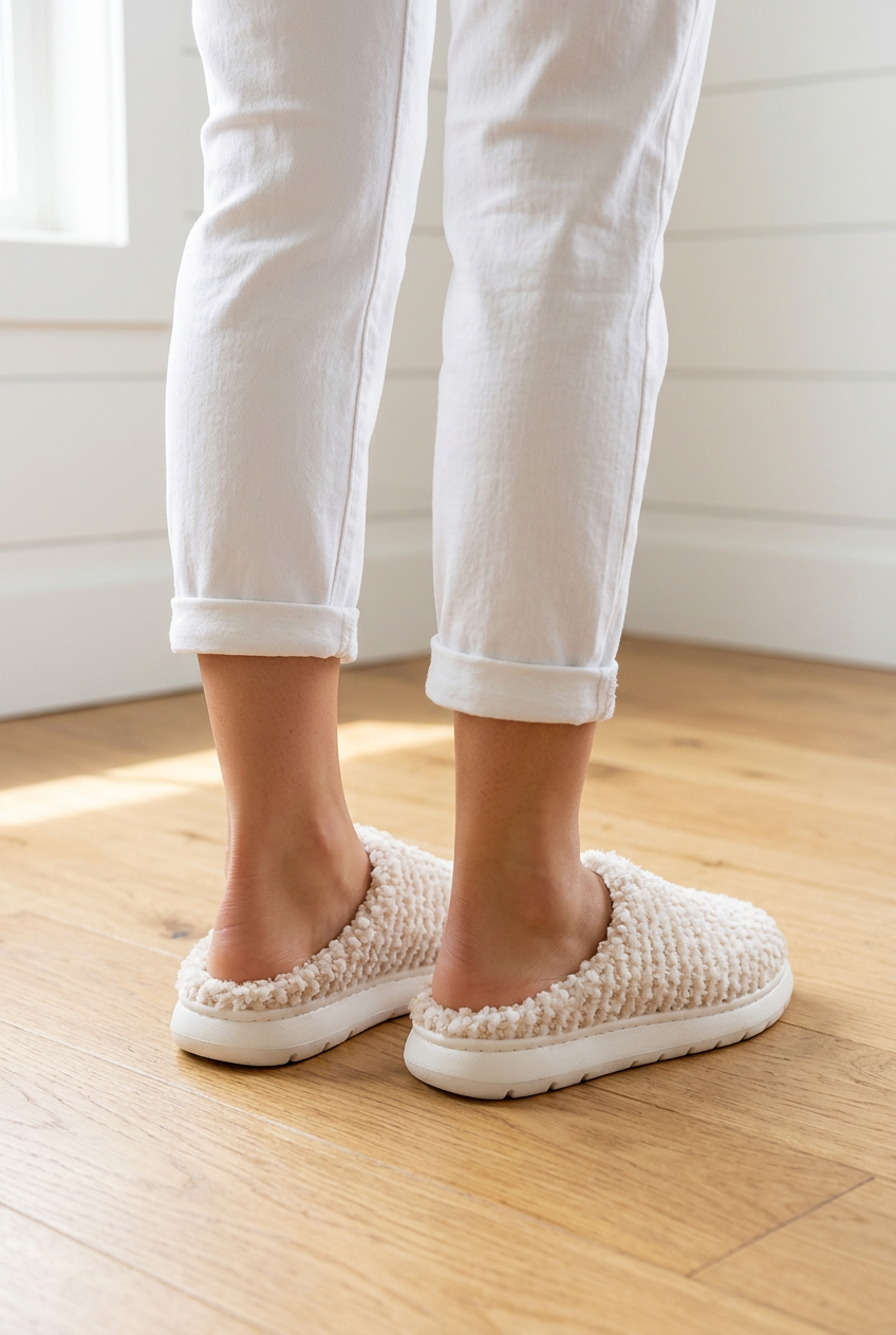 Kyla Knitted Warm Homewear Slippers-1