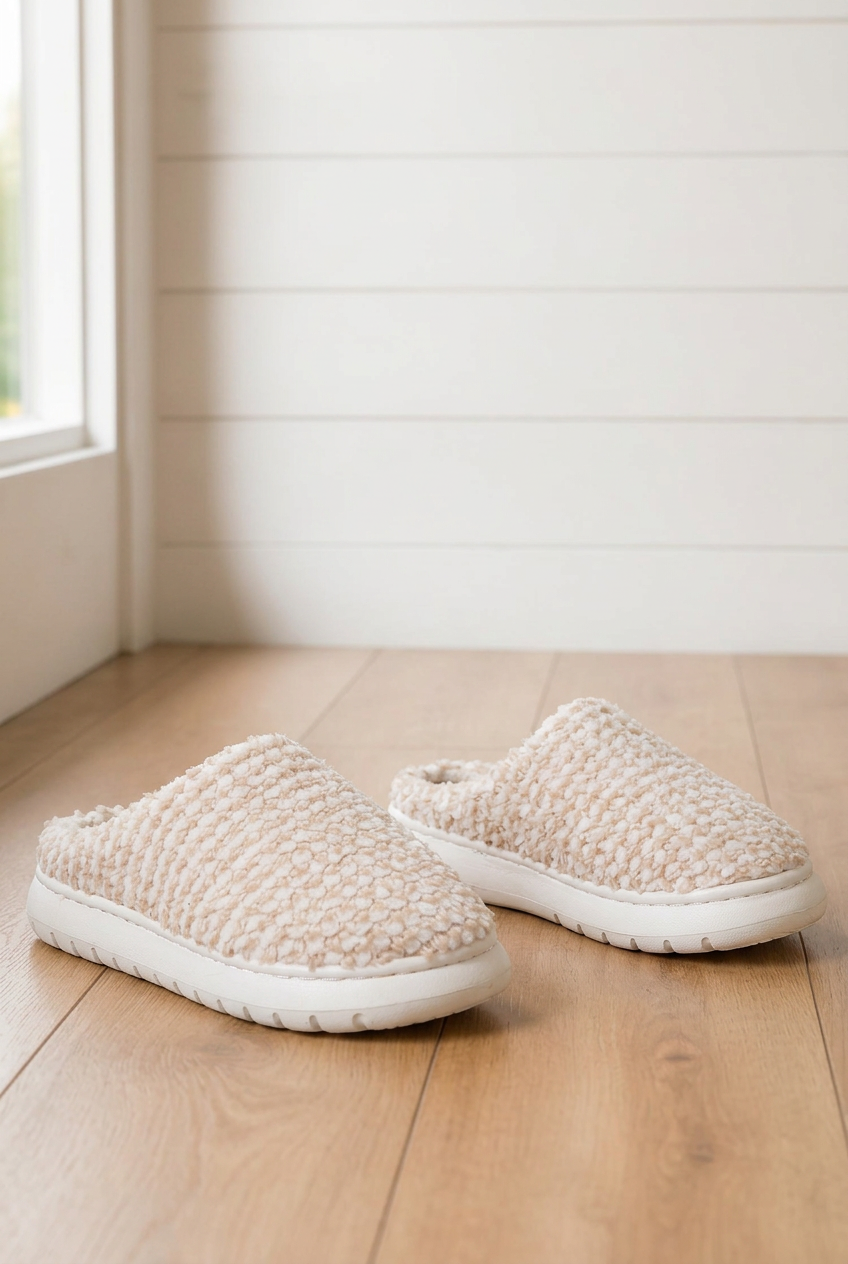 Kyla Knitted Warm Homewear Slippers-3