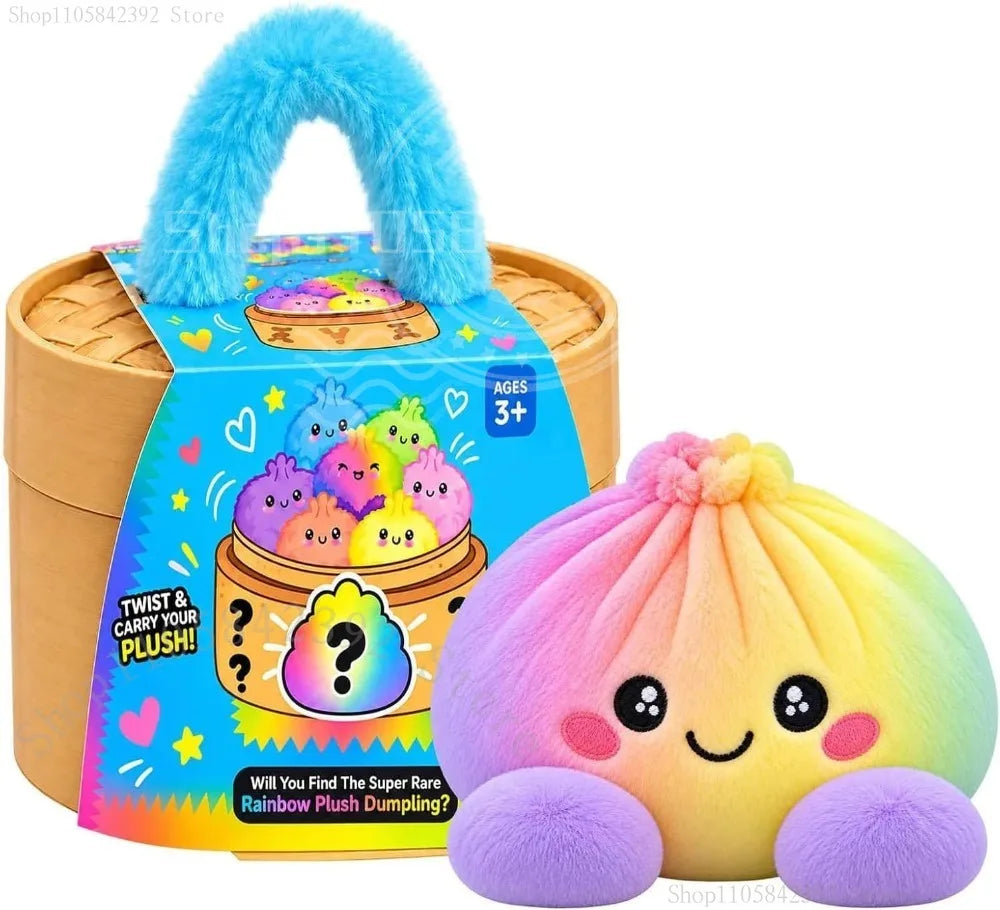 2026 New Cute Plush Dumpling with Steamer Box Soft Stuff Bun Plushie