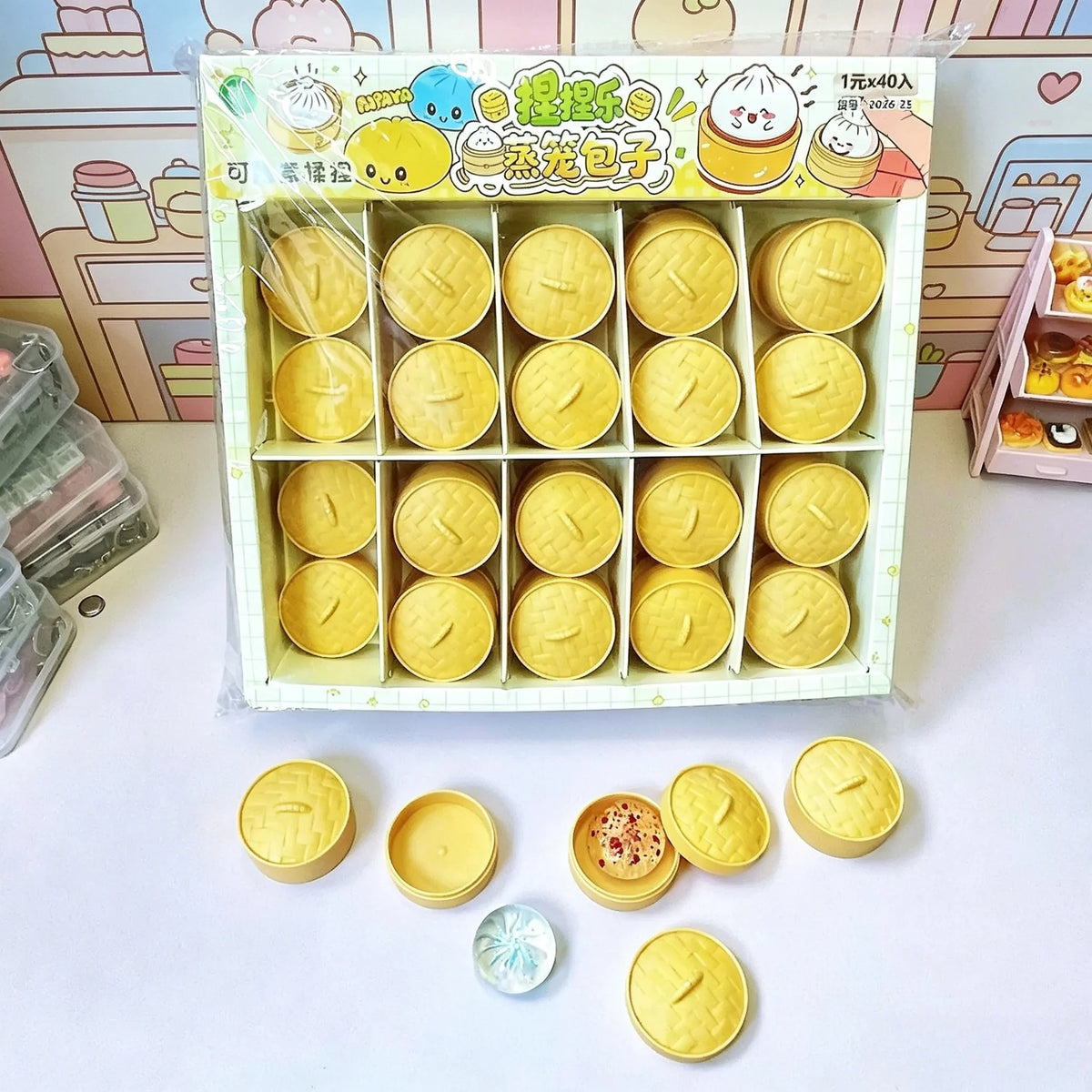 Crystal Dumpling Squishy Set