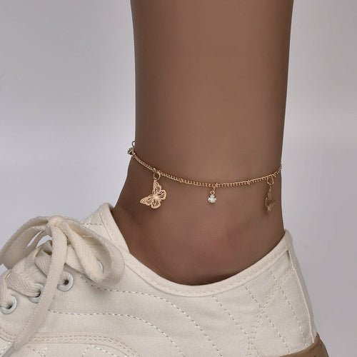 Butterfly Charm Anklet For Women-2
