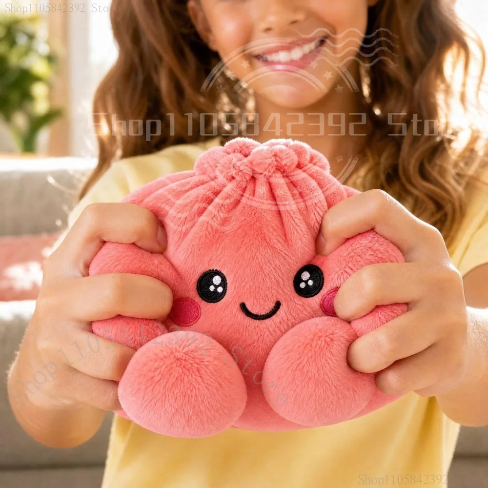 2026 New Cute Plush Dumpling with Steamer Box Soft Stuff Bun Plushie