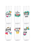 Summer Sips Series 1 - POP 9oz Flute-0