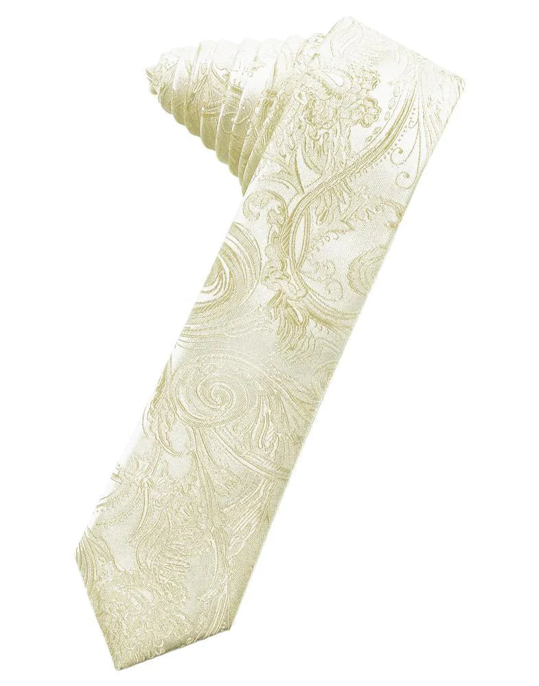 Tapestry Skinny Necktie Self Tie-26