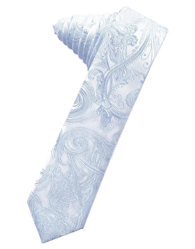Tapestry Skinny Necktie Self Tie-32