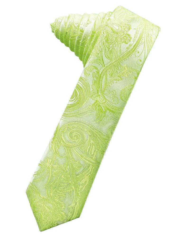 Tapestry Skinny Necktie Self Tie-33