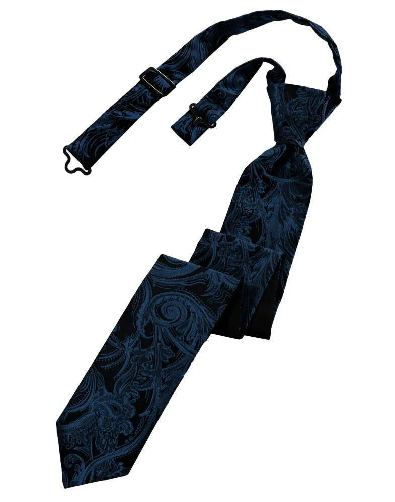 Tapestry Skinny Necktie Pre- Tied-32