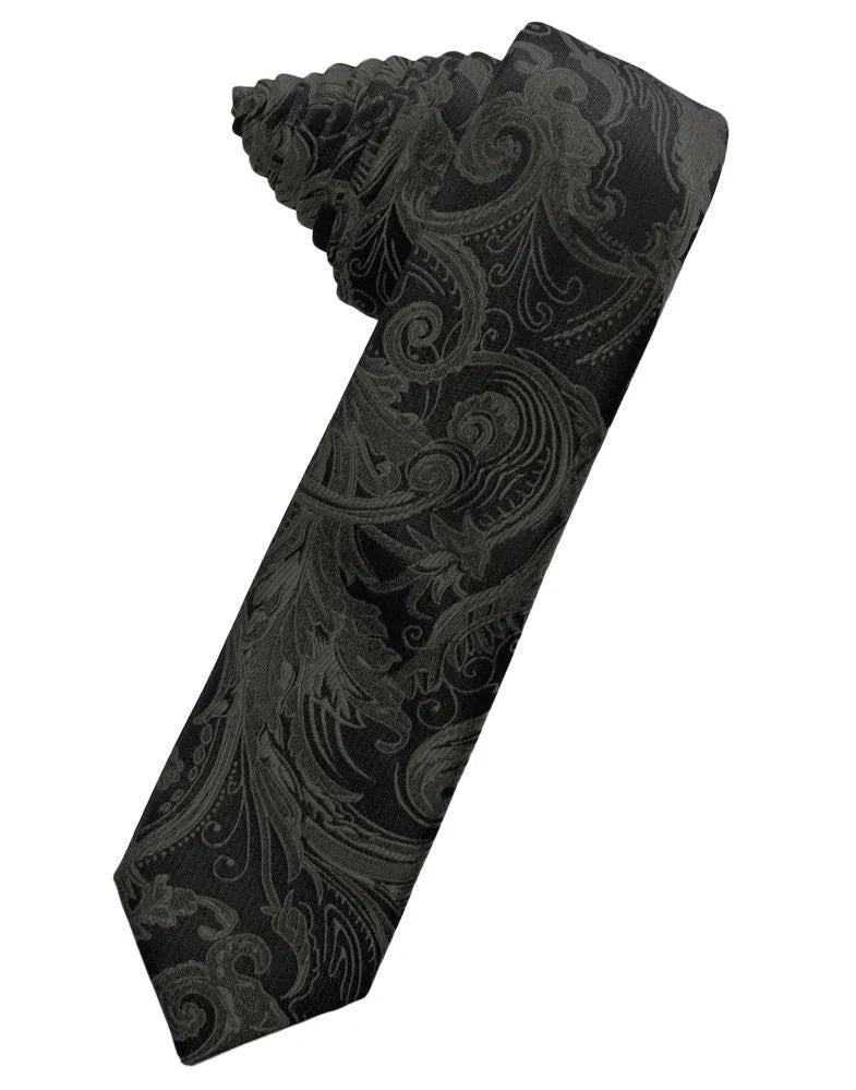 Tapestry Skinny Necktie Self Tie-44