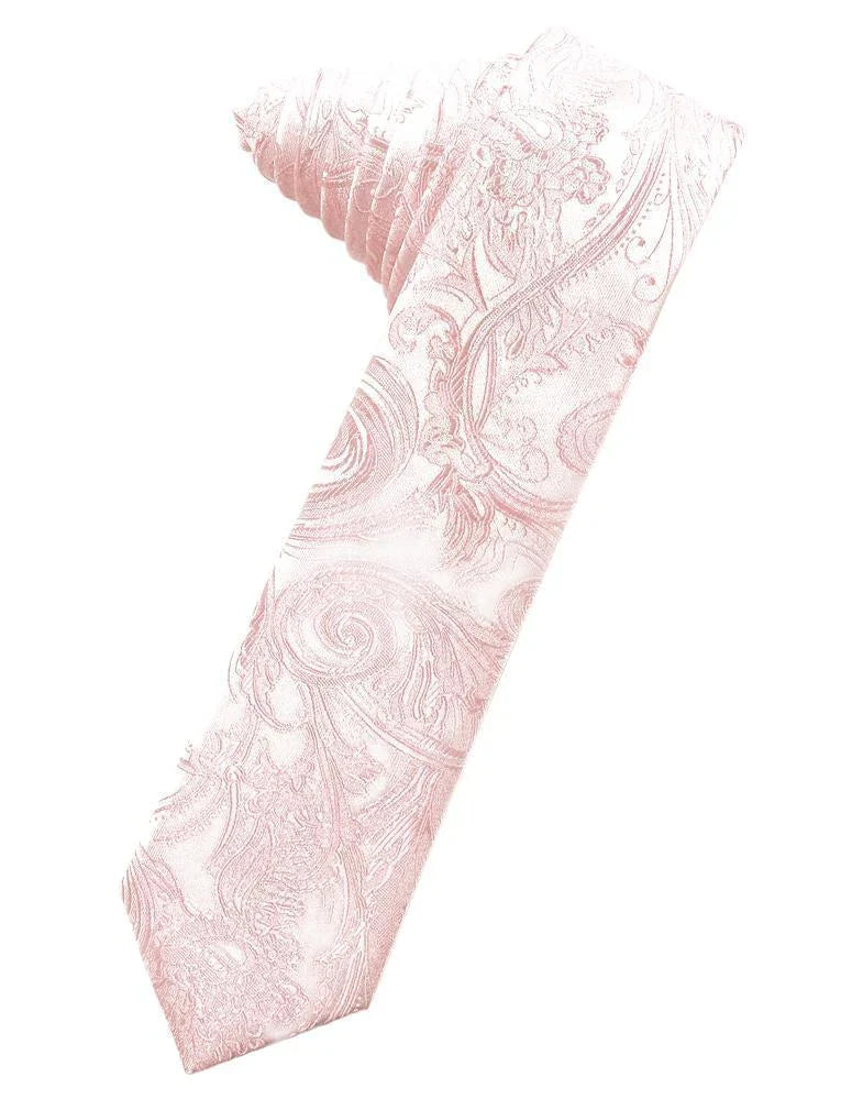 Tapestry Skinny Necktie Self Tie-45