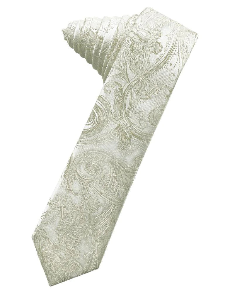 Tapestry Skinny Necktie Self Tie-46