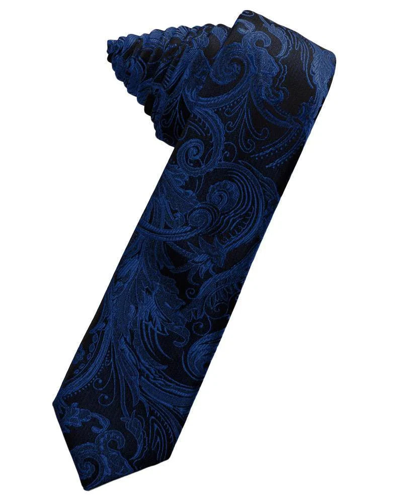 Tapestry Skinny Necktie Self Tie-50