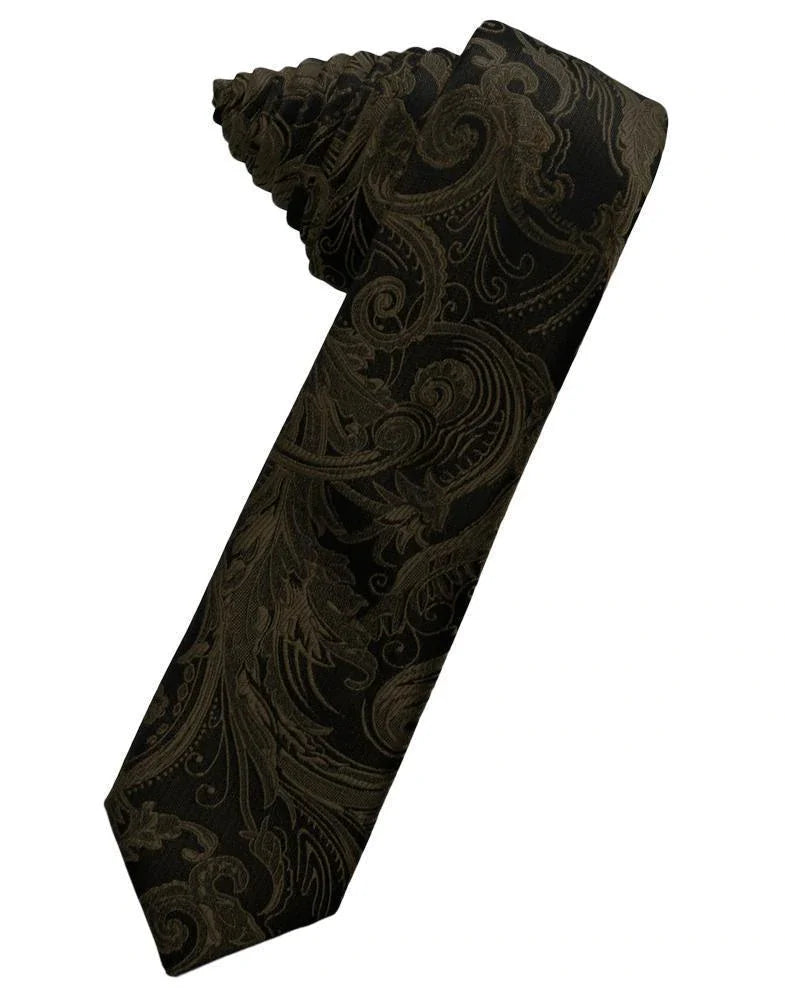Tapestry Skinny Necktie Self Tie-57