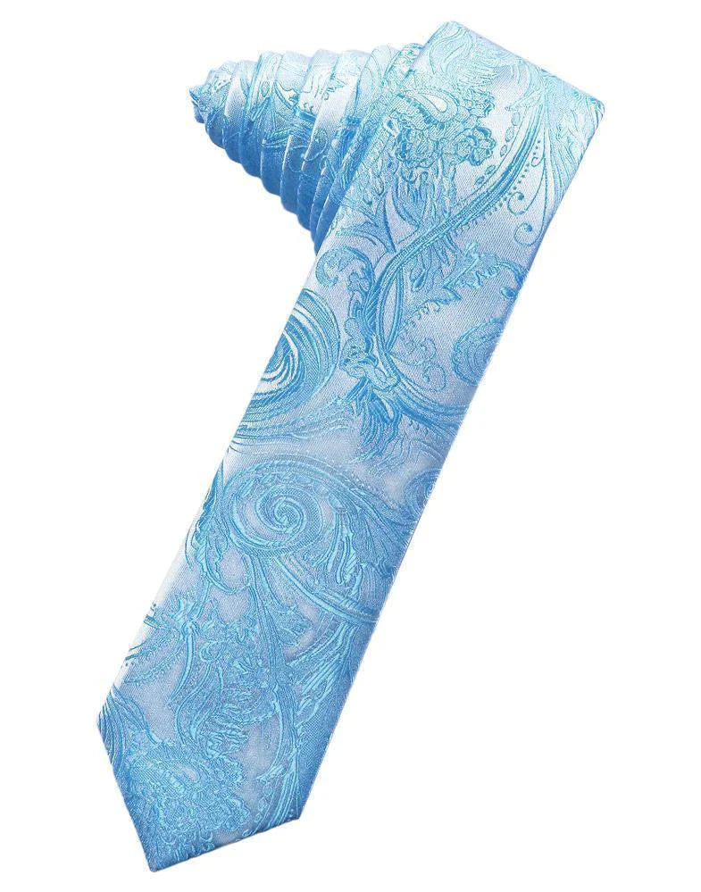 Tapestry Skinny Necktie Self Tie-58