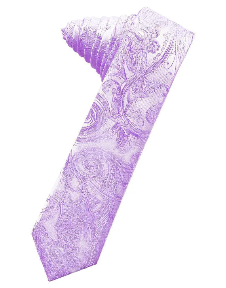 Tapestry Skinny Necktie Self Tie-63