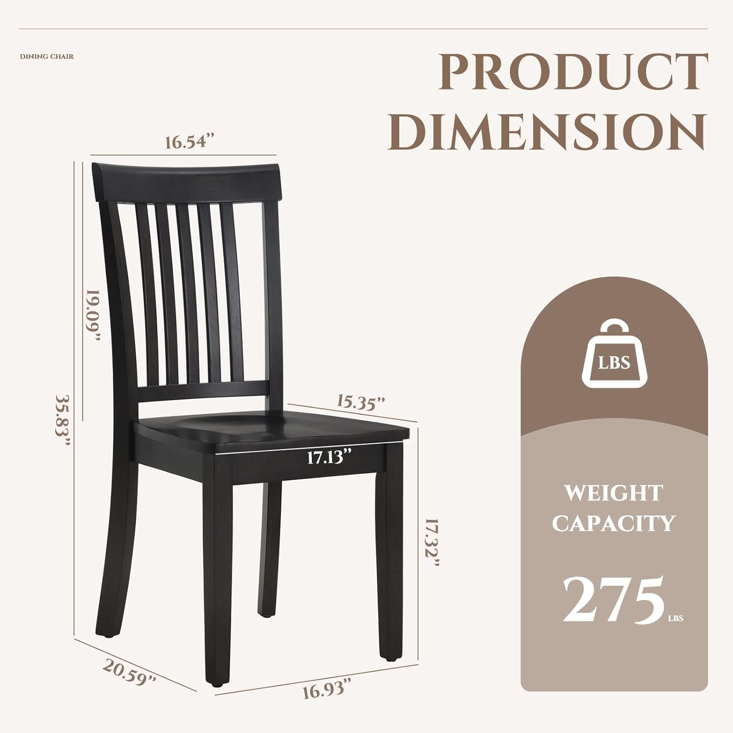 Wooden Windsor Dining Chairs Set Of 6 Dark Brown With Spindle Back-2