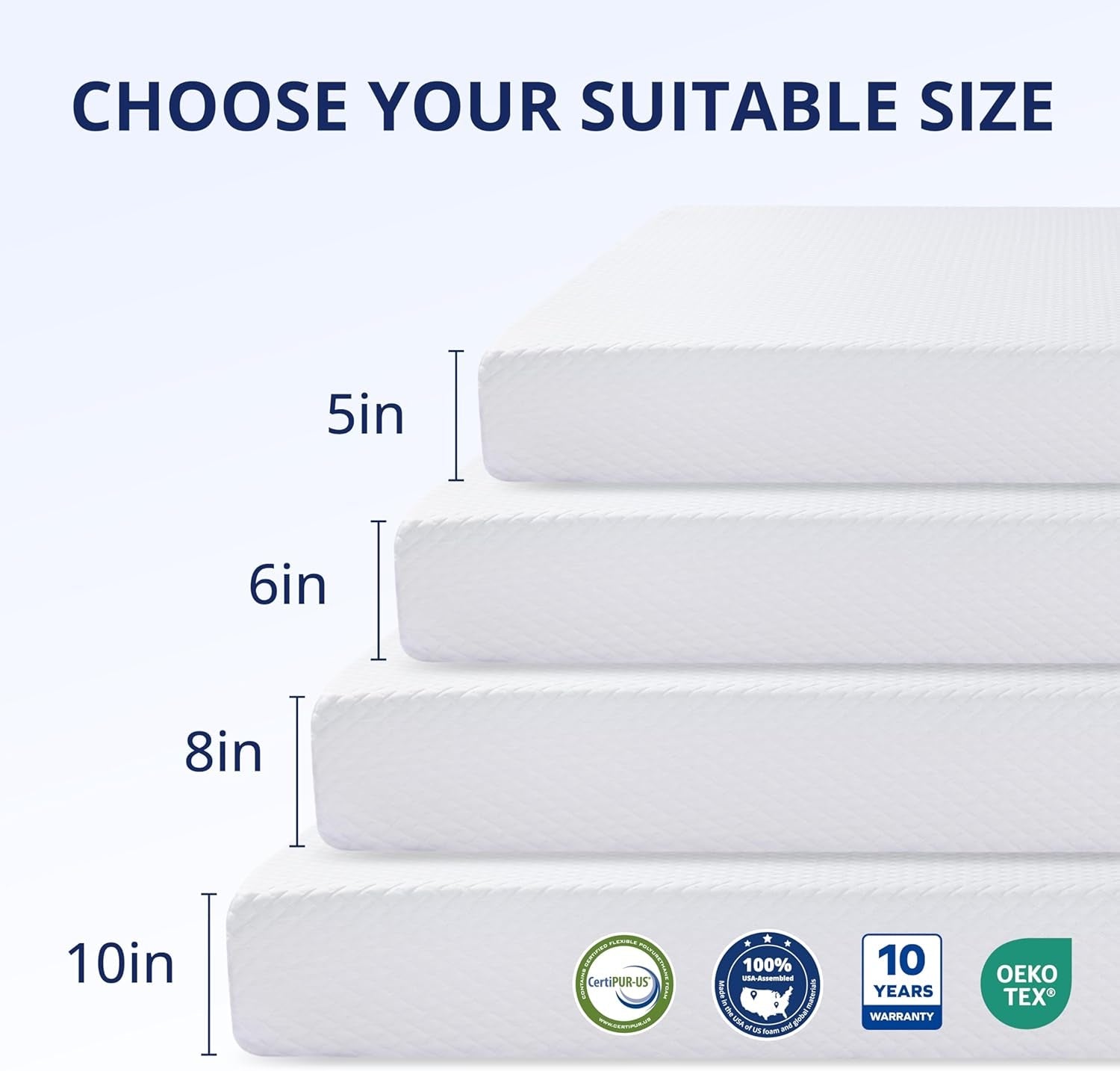 Full Size Green Tea Memory Foam Mattress Bed Comfort-1