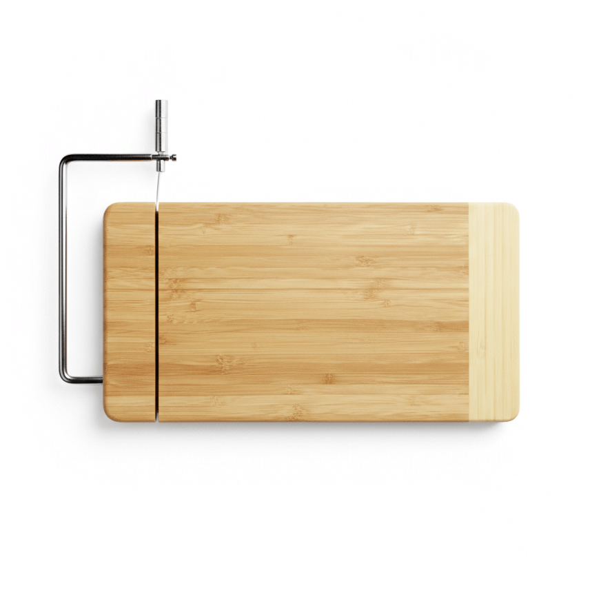 Personalized bamboo cheese cutting board rectangle-0